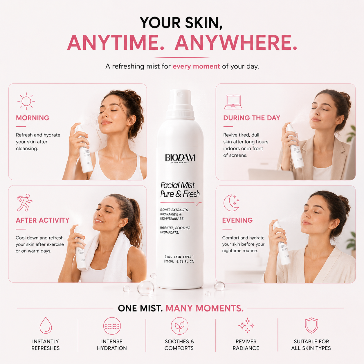 Pure & Fresh Facial Mist Spray