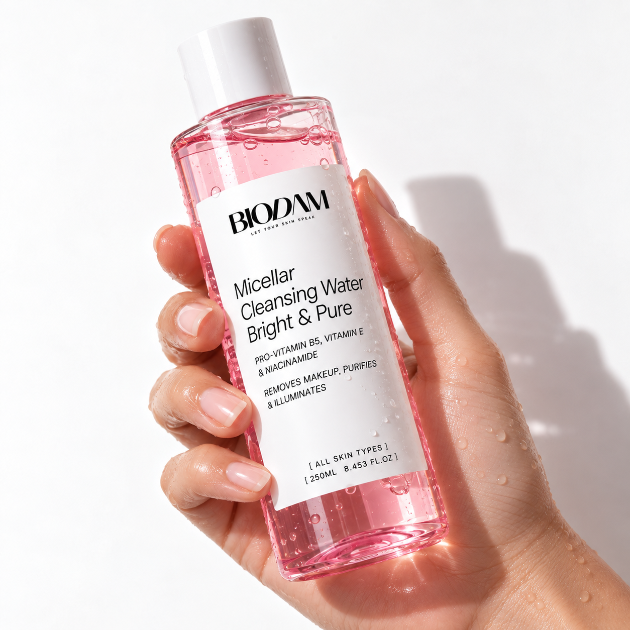 Bright & Pure Micellar Water – No-Rinse Cleanser & Makeup Remover