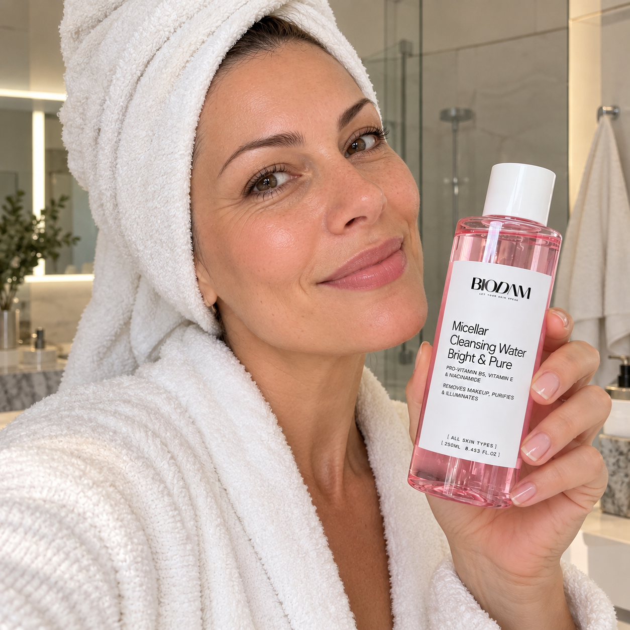 My skin feels clean without that uncomfortable tight feeling <3