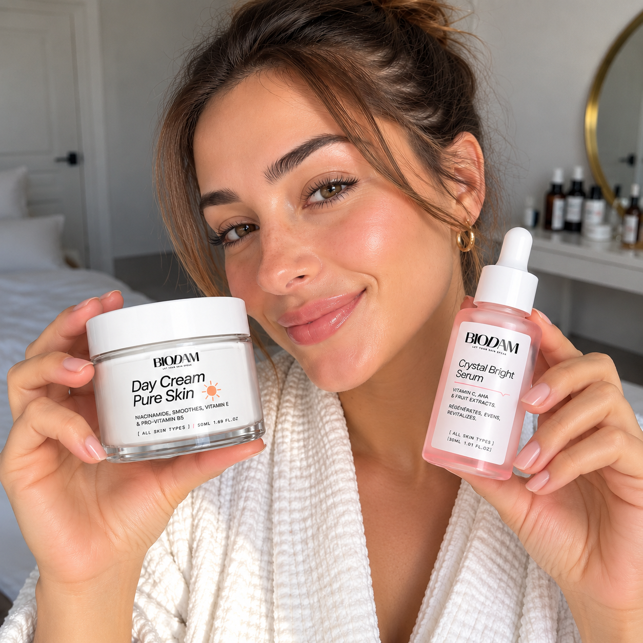 Such an easy two-step routine for busy mornings <3